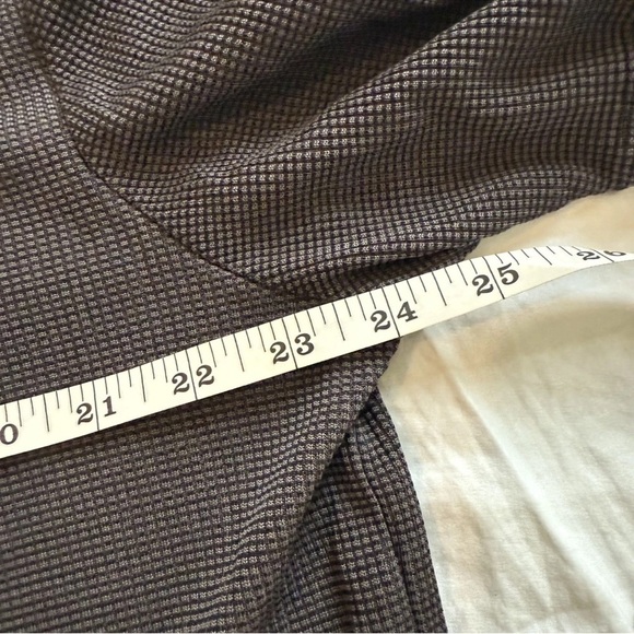 Jhane Barnes Silk Blend Polo Shirt Mens Large Grey Waffle Textured Casual - Picture 4 of 5